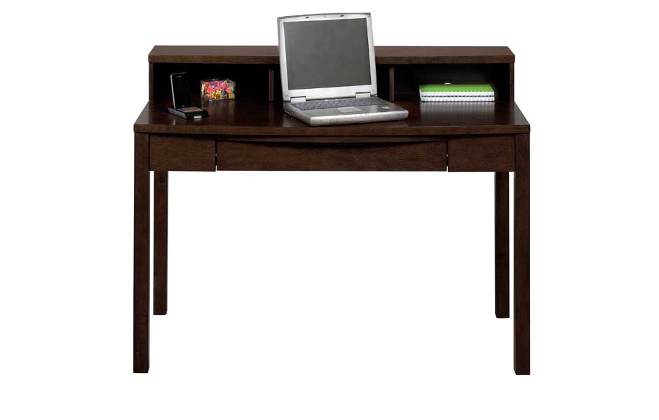 Z Line Designs Deluxe Wood Writing Desk And Hutch Espresso