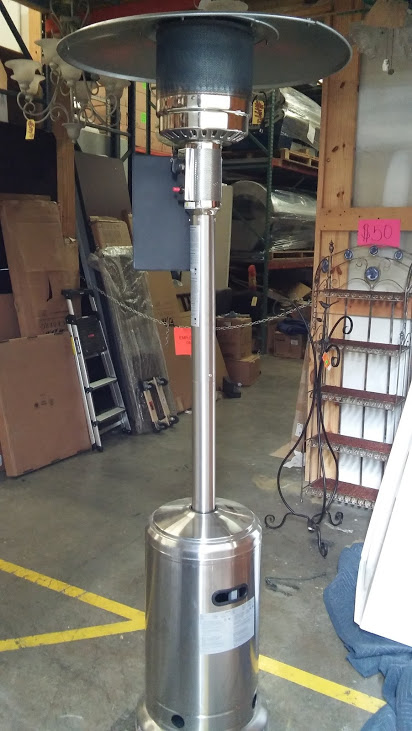 Patio Heater 41 000 Btu Stainless Steel Propane Patio Heater By